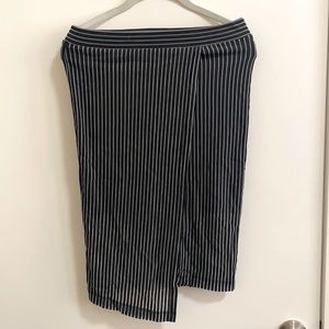 Asymmetric wrap skirt size XS